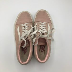 Pink old skool vans